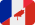 French Canadian language flag